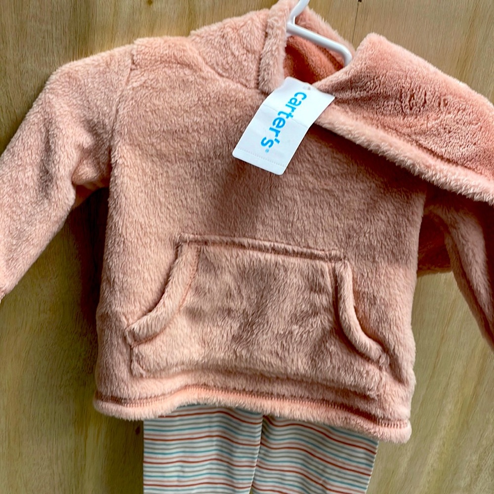 6 month Brand new baby girl sweater and pans